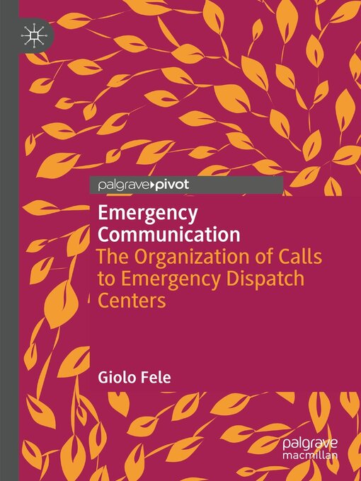 Cover image for Emergency Communication
